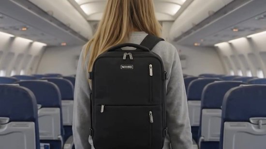 NOHRD Handbagage Rugzak - 40x30x20 cm - Reistas 20L - Dames & Heren - Underseater - Incl. Laptopvak