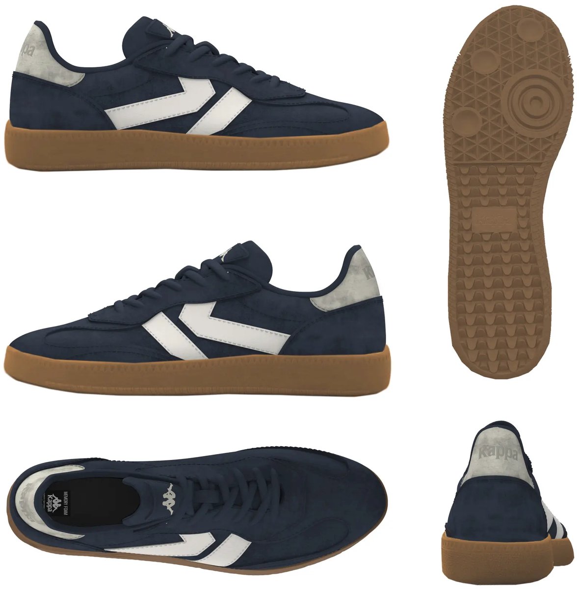 Trainers Kappa Authentic Parker Marineblauw