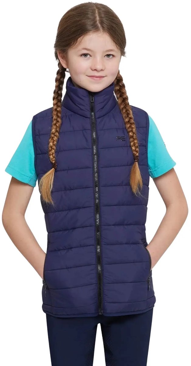 Mouwloos kinderjack Premier Equine Dante