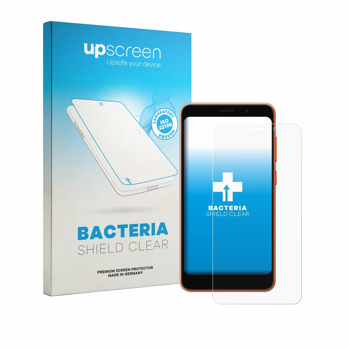 upscreen - Screenprotector voor Ulefone Note 22 - Folie Beschermfolie transparant antibacterieel
