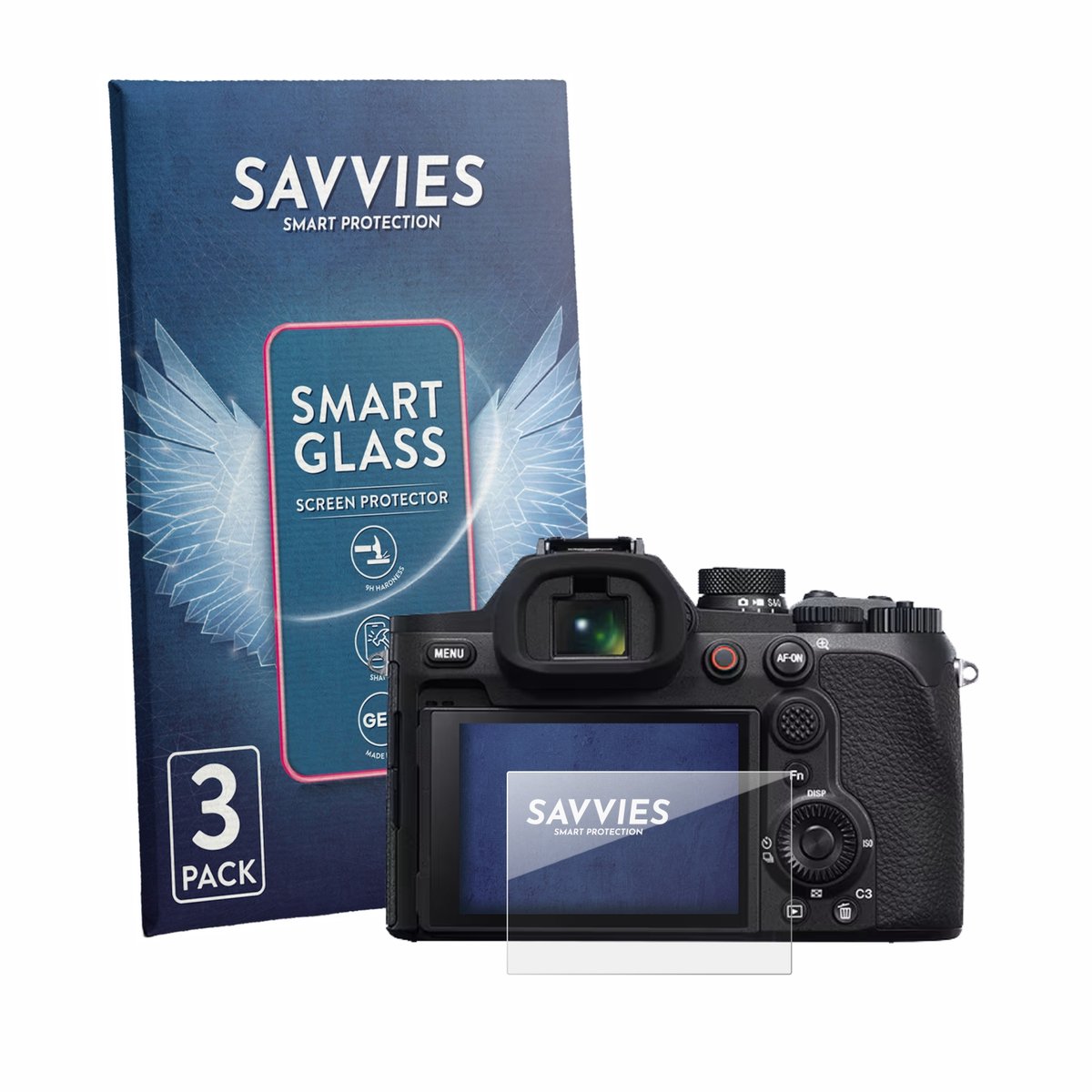 3 Stuks Savvies Screenprotector - geschikt voor Sony Cyber-Shot DSC-RX10 V - beschermfolie glas transparant