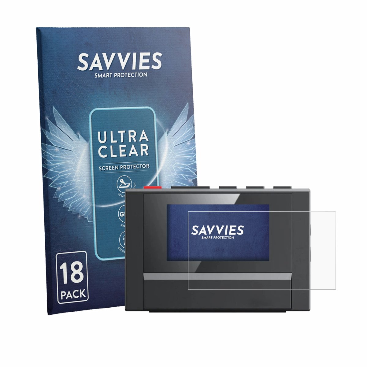 Savvies - Screenprotector voor FiiO SnowSky Echo Mini - Folie Beschermfolie transparant 18 Stuks
