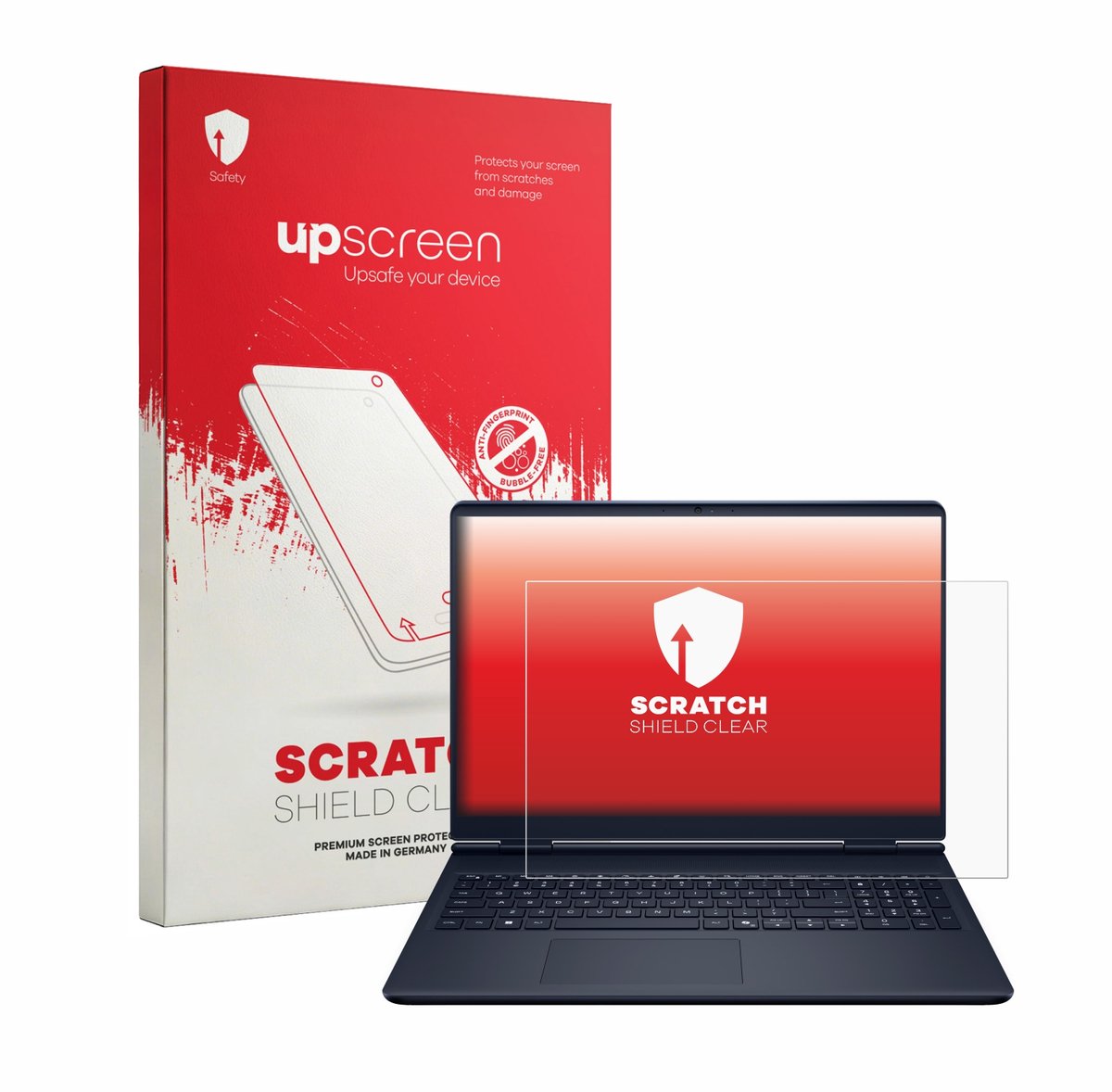 upscreen - Screenprotector voor Dell Alienware 16 Aurora - Folie Beschermfolie transparant
