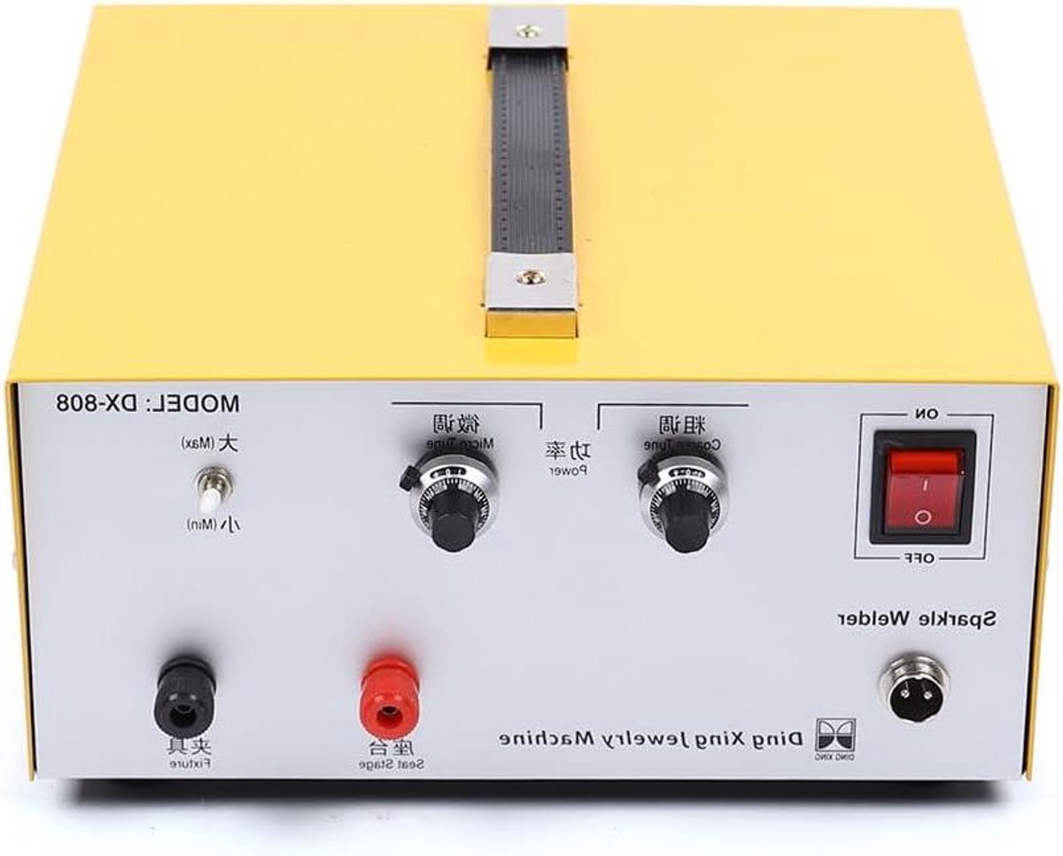 Puntlasapparaat - Spot lasmachine Sparkle welder - Sieraden repareren - Hoogfrequent ontlading - 400W 80A - Zilver