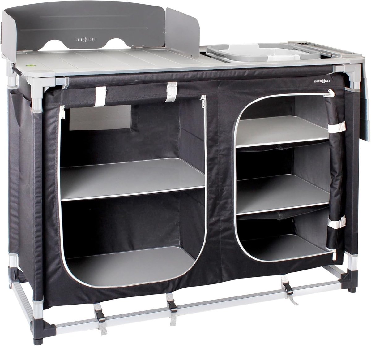 Campingkast - Multi - Eenheidsmaat - Opvouwbare Organizer van Lichtgewicht Materiaal - Voor Kampeerders