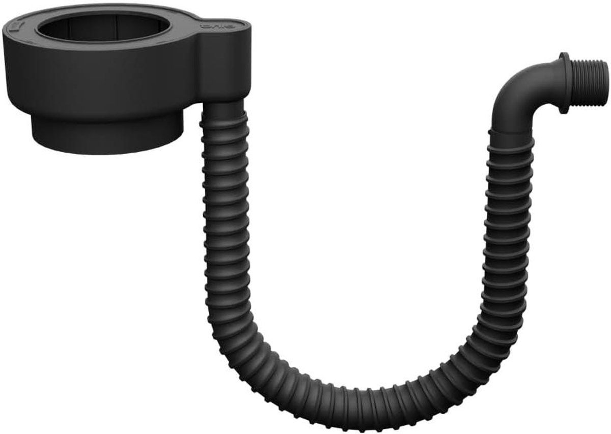 Regenton Vulautomaat - Wateropvang Accessoire - Regenwater Opvangen - Universele Regenpijp Pasvorm - Ø 210 x H 75 cm - Zwart