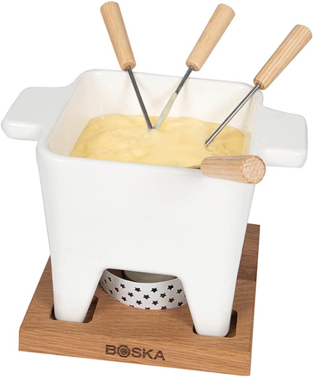 Tapas Fondue Nero - Kaasfondue set - Gezellig borrelen - Compact formaat - 300 ml - Bruin Zilver Zwart – foto 8