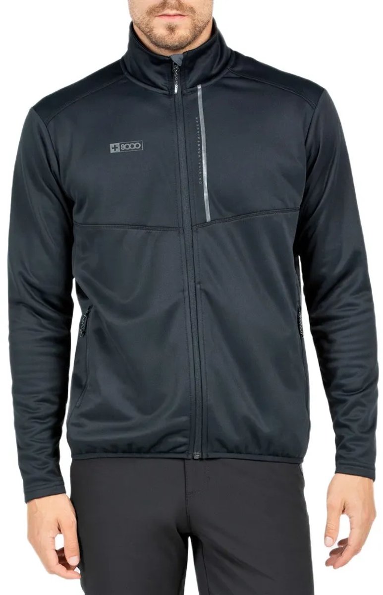 +8000 Madroner Fleece Met Volledige Rits Zwart S Man