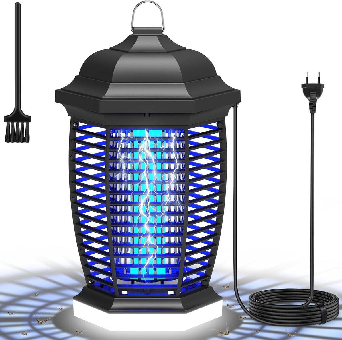 Muggenstekker - Wit - 1 x 1 x 1 cm - Elektrische Insectenverdelger met UV-Lamp - Voor Binnen en Buiten