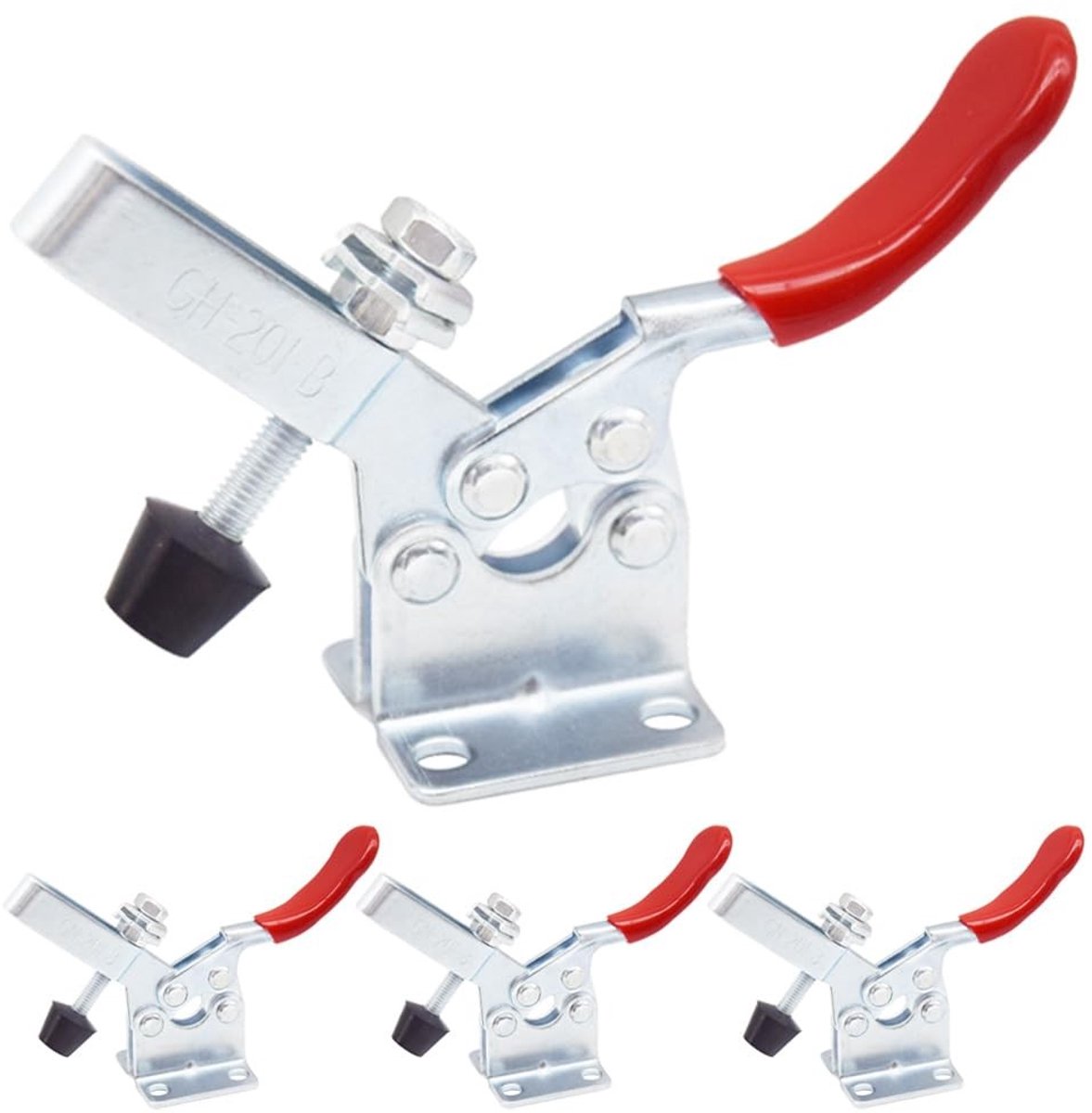 Omgoods - Verstelbare Snelspanner, 4 Stuks, 90 kg Capaciteit