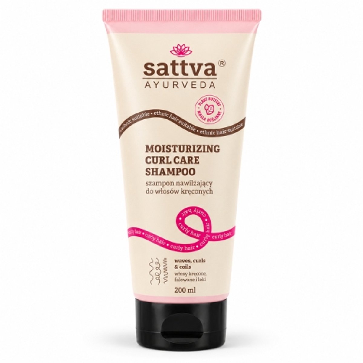 Shampoo voor krullend haar, Sattva Ayurveda, 200 ml