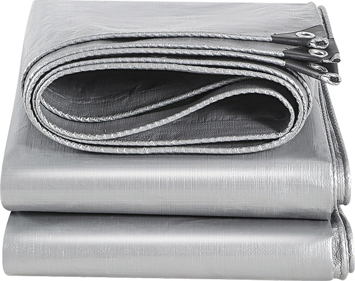 Waterdichte zeildoek 1x3m 160gsm met oogjes voor camping, tuin en vrachtwagen - Beschermende tentzeil en vrachtwagenzeil