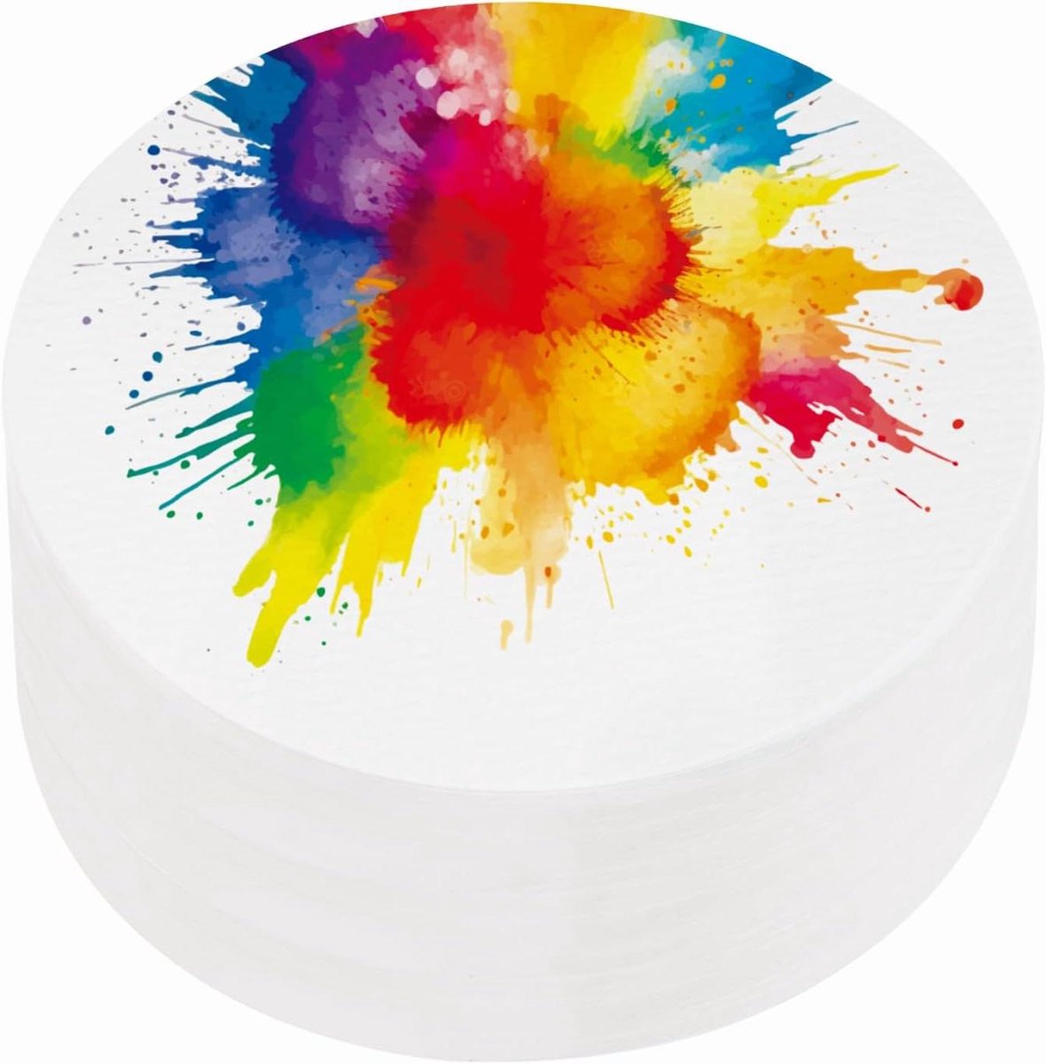 Aquarelpapier Vellen - Waterverf Papier - Kunst Schilderen - Premium Katoen Papier - 100 Stuks - Wit