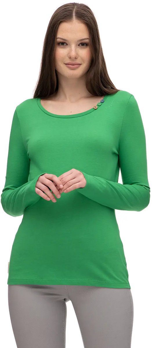 T-shirt met lange mouwen voor vrouwen Ragwear Florah Gots Groen