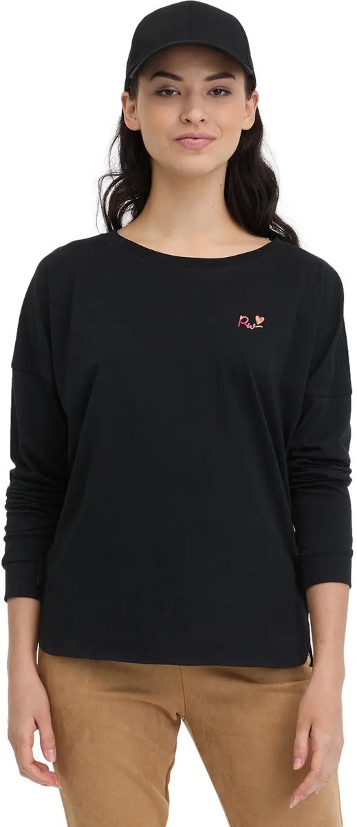 Dames-T-shirt met lange mouwen Ragwear Shimona Zwart