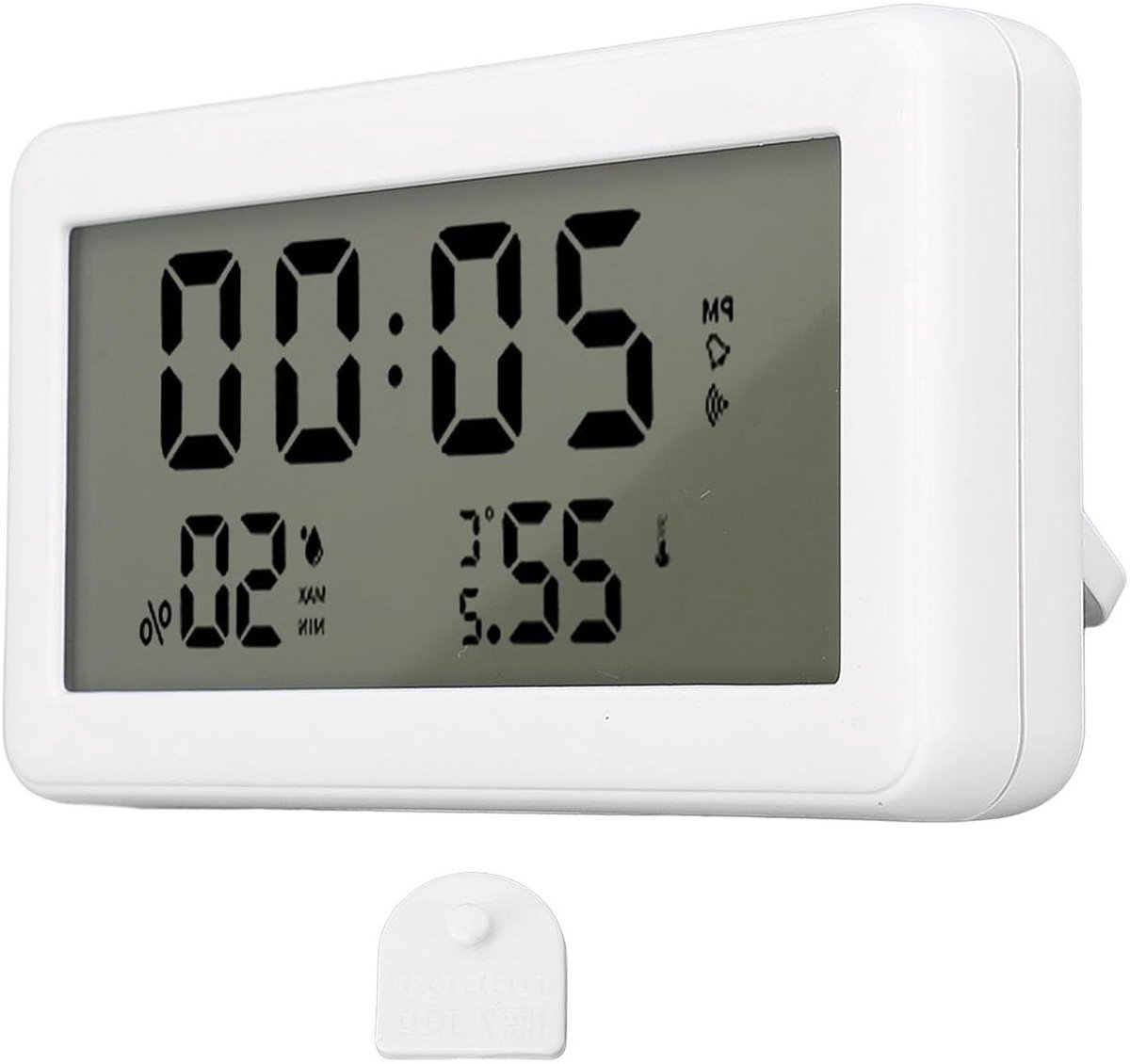 Digitale Thermometer Hygrometer - Temperatuur Vochtigheid Meter - Binnenklimaat Monitoren - Hoge-Precisie Sensor - 13 x 7 x 3 cm