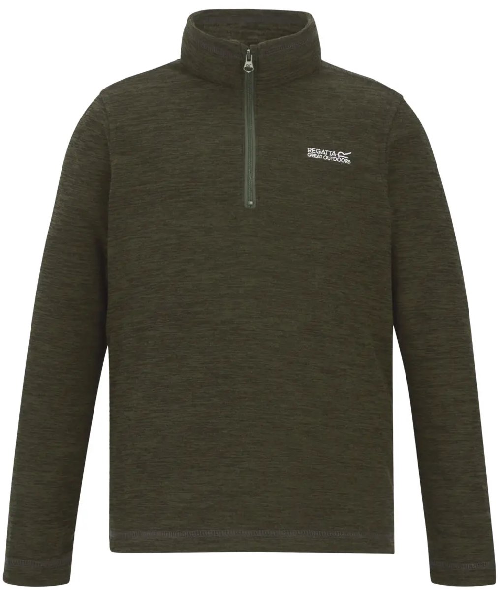 Kinderfleece Regatta Hot Shot Marl Donker Kaki