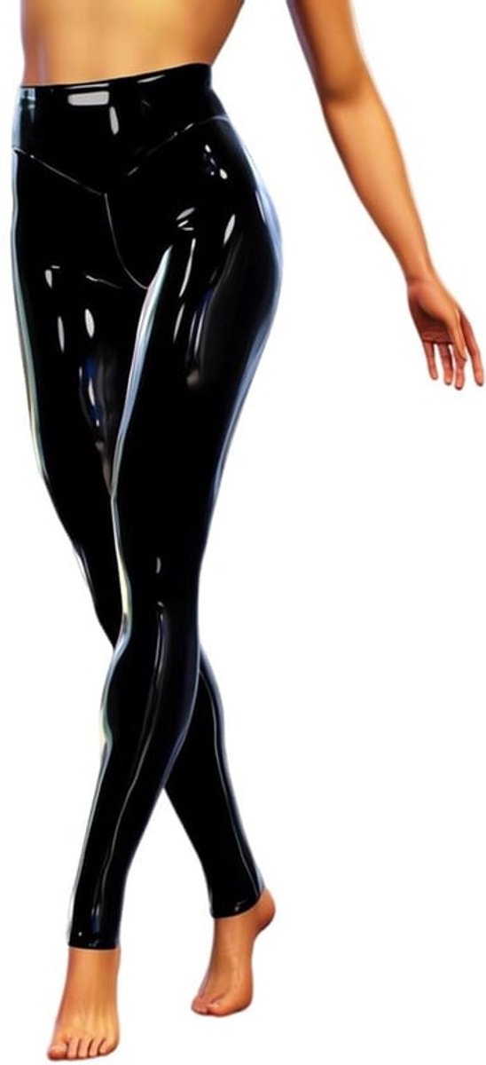 Legging Dames Hoge Taille - Metallic Legging - Stretch Legging - Volledige Lengte - Slank Fit - Perfect voor Feestdagen - Danslegging