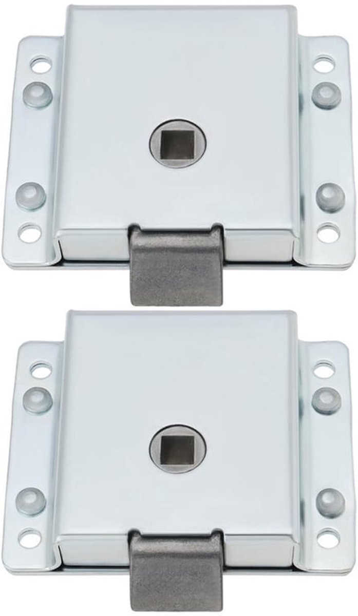 Deurslot Roestbestendig - Instelbare Gatafstand 50/75mm - Compacte Afmetingen 68x87x19mm - Geschikt voor Links/Rechts - Voor Aanhangwagens/Campers - Slot
