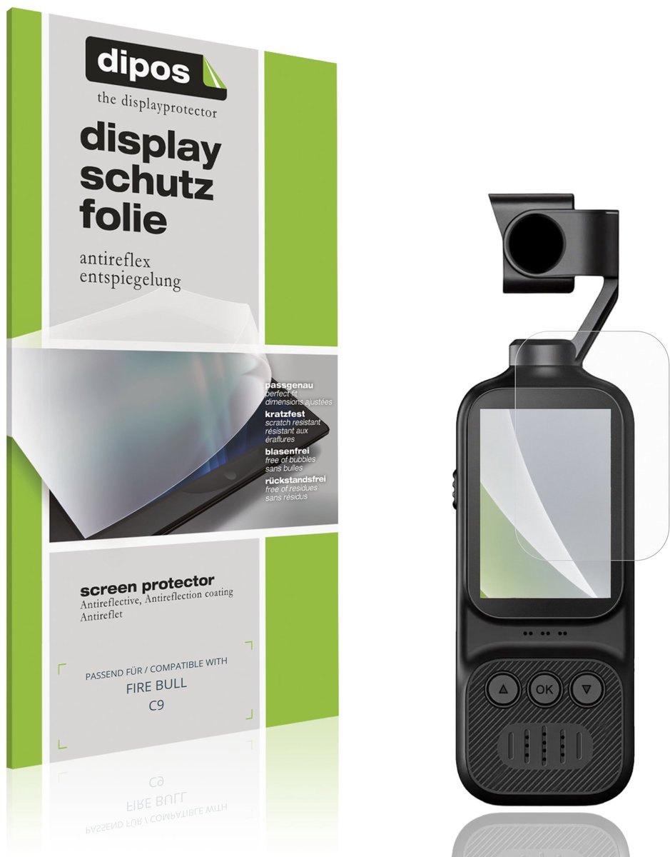 dipos – 4x Matte Beschermfolie geschikt voor FIRE BULL C9 | Krasbestendige & antireflecterende Screenprotector Ultra-Thin