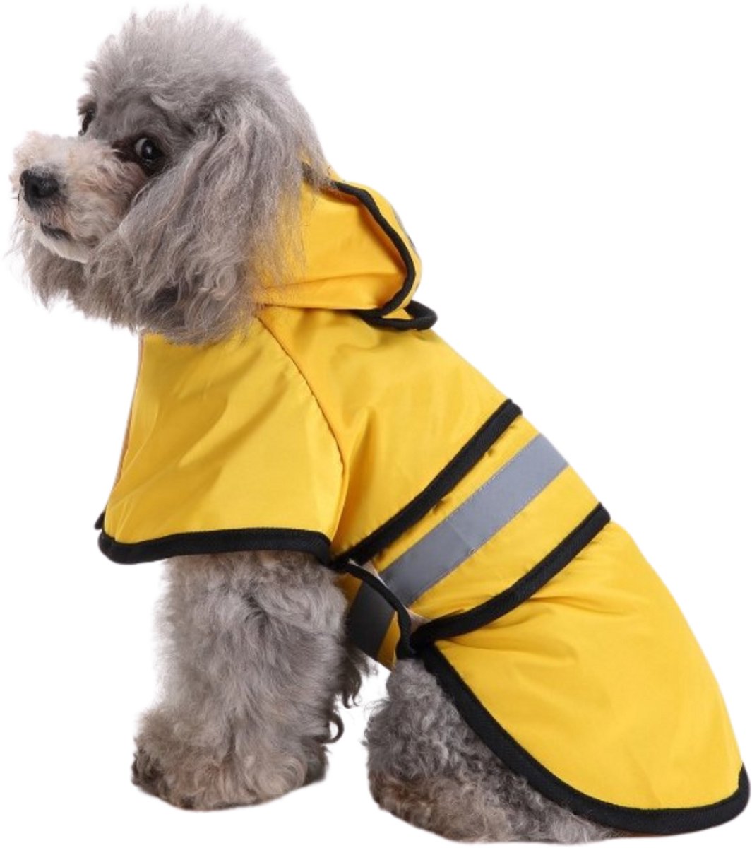 Reflecterende regenjas voor honden - Rood, 3XL