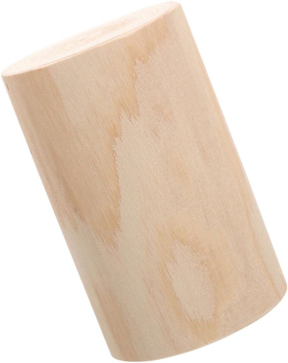 Houten Kandelaar Houtstronk - Kaarshouder Rustiek - Sfeerverlichting Creëren - Creatief Houtstronk Model - 10 x 8.4 x 8.4 cm