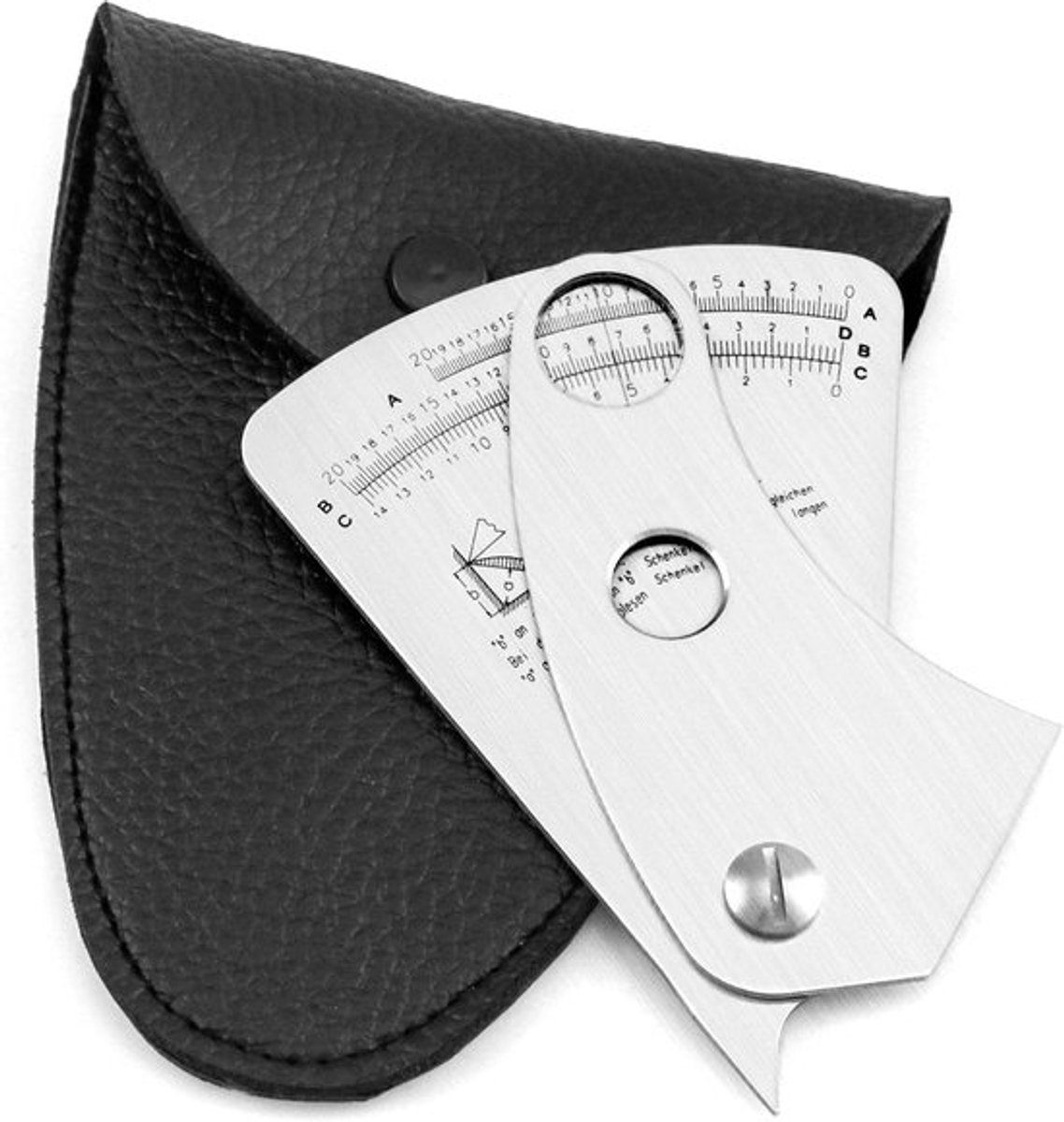 SnelShoppen - Lasmeter RVS - Fan-vormige lasmeetlat - 0.1mm Precisie - Professionele lasinspectie - Duurzaam en slijtvast