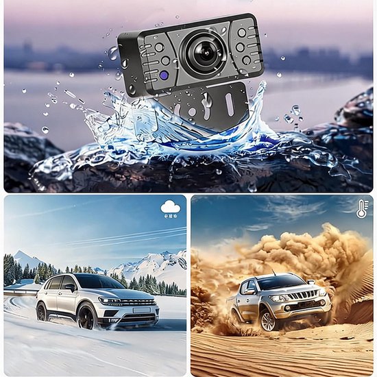 Achteruitrijcamera Set - Achteruitrij Camera - 4,3 inch Scherm - IPS - Draadloos - IP68 Waterdicht - Nachtzicht - Verstelbare Hulplijnen - Voor Auto, Bus, Camper, Caravan en Vrachtwagen — afbeelding 4