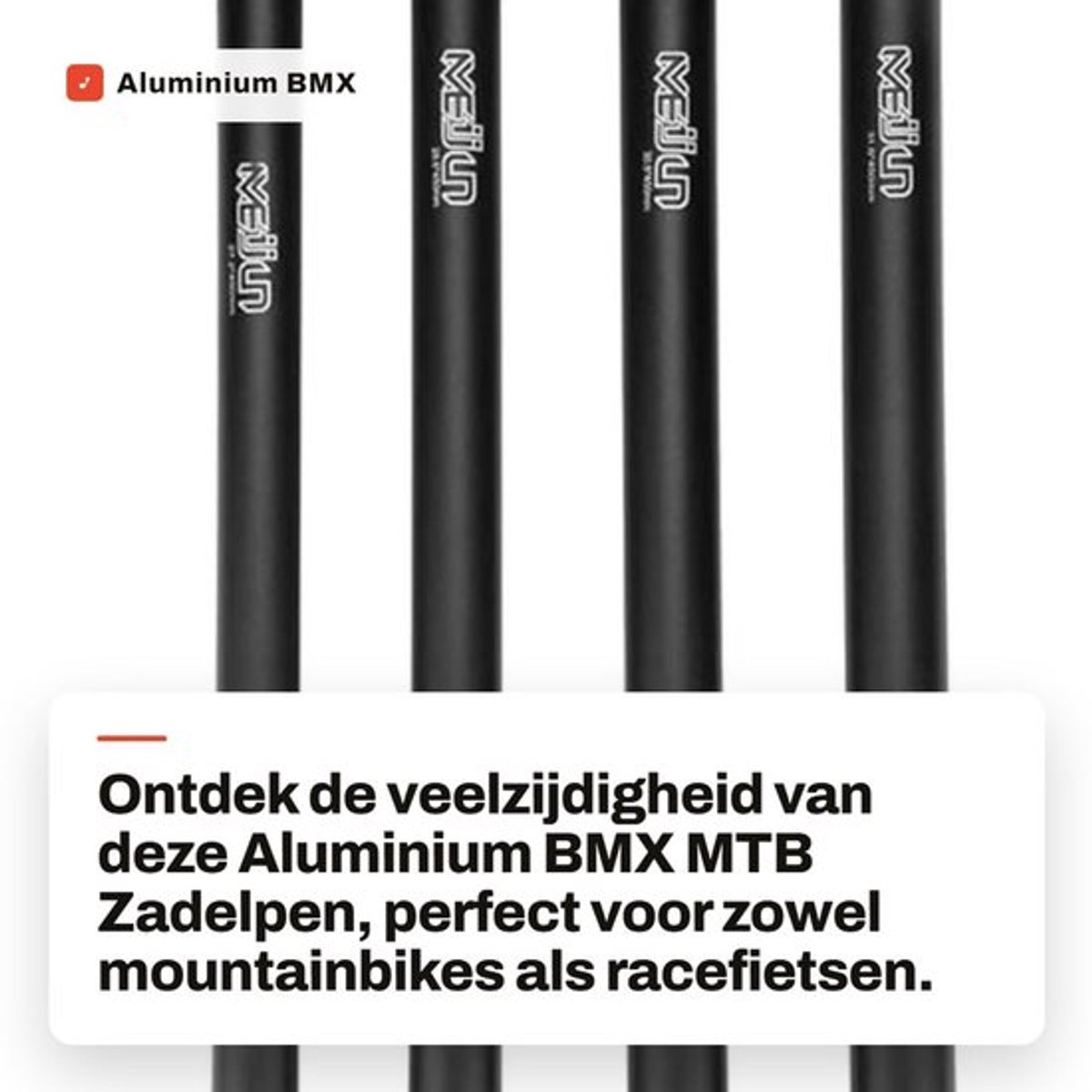 Zadelpen 27,2 mm - Vervangende Zadelpen - Geschikt voor MTB/Racefiets - Verstelbare Hoek - Eenvoudige Installatie - Schokbestendig - Fietsaccessoire
