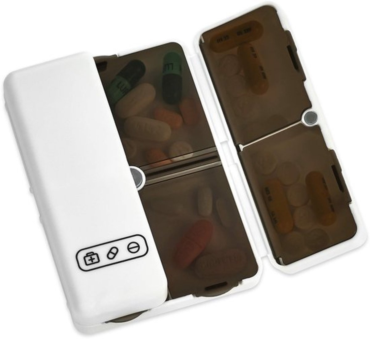 Magnetische Opvouwbare Pillendoos - 7-Daagse Organizer