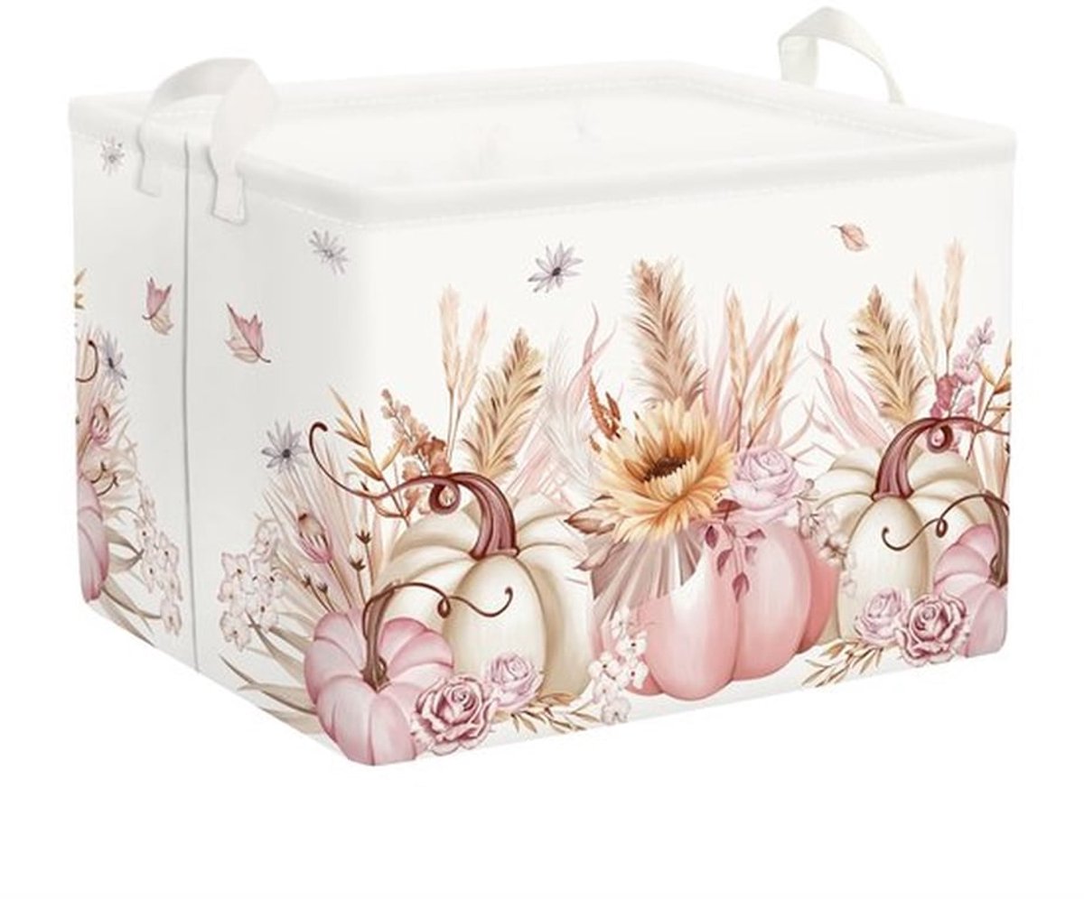 Wasmand Waterdicht - Opvouwbaar - Kledingmand - Handgreep - 40x30x30 cm - Geschikt voor Kinderen - Opbergmand