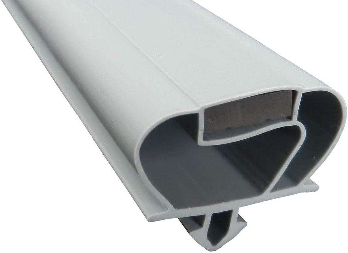 Magneetafdichting Profiel - Koelkast Dichting - Reparatie Koelkastdeur - Zelfmontage Profiel - 2500mm x 18mm x 25mm - Helder Grijs