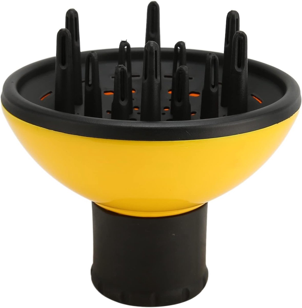 Diffuser Föhn Attachment - Geel - 5.5 cm - ABS Materialen - Voor Krullend en Golvend Haar