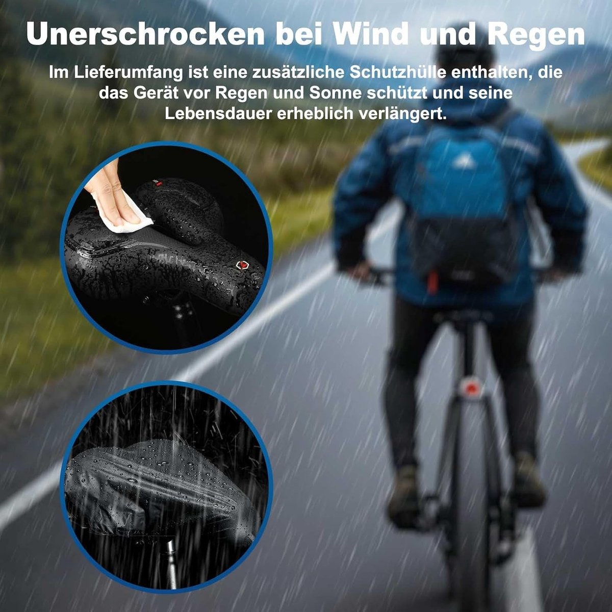 Comfortabel ergonomisch fietszadel - Zwart - Universeel - Gel en PU-leer - Voor heren en dames