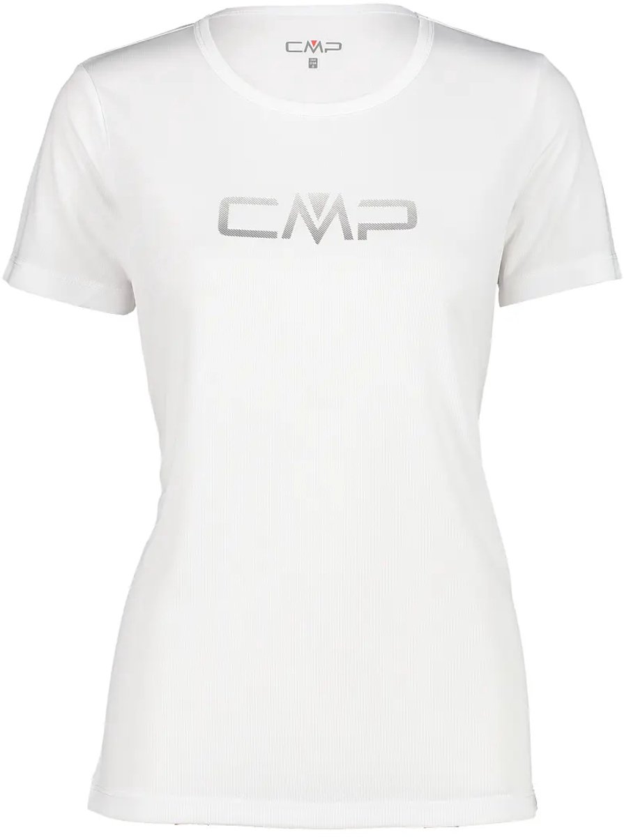 T-shirt met ronde hals met logo dames CMP Wit