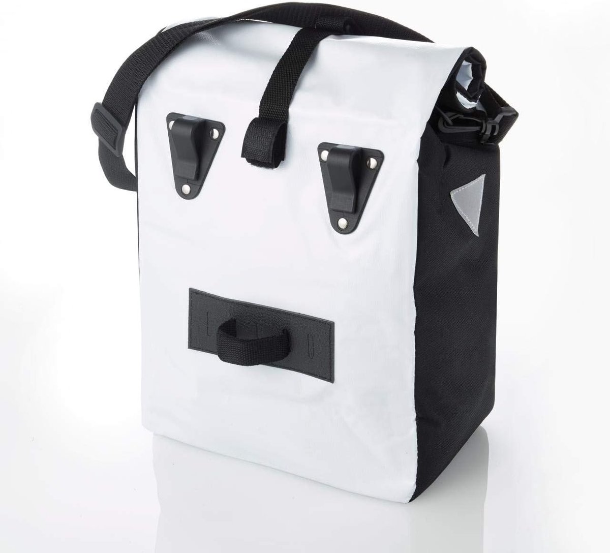 Fietstas enkel - Wit - 13 x 25 x 55 cm - Waterdichte Bagagedrager Tas - Voor Fietsers