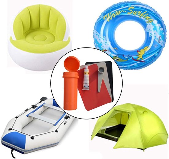 Reparatieset Rubberboot - PVC Boot Reparatie - Watersport Onderhoud - Compleet met Lijm - 170g Pakket - Willekeurig — afbeelding 3