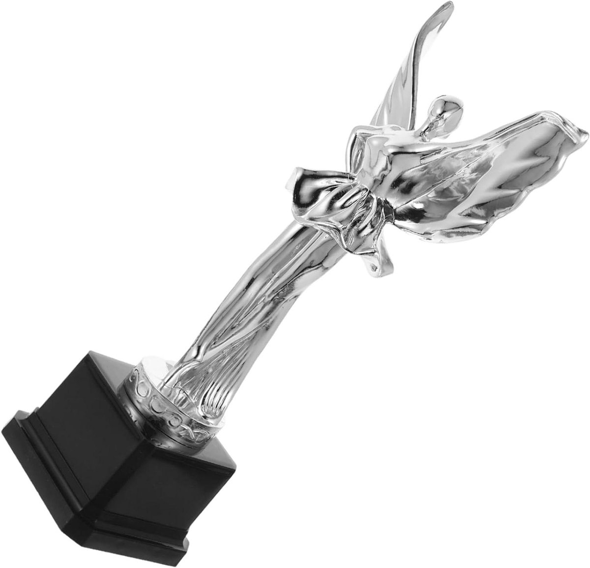 Dans Trofee Beker - Balletprijs Medaille - Danswedstrijd Prijsuitreiking - Slijtvast Sterke Kwaliteit - 25.4 cm Hoog - Zilver