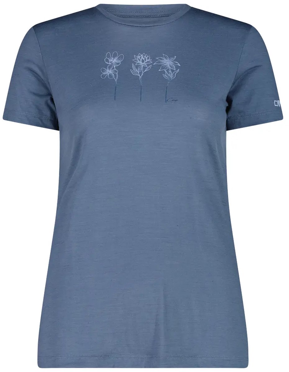 Dames-T-shirt met ronde hals CMP Performance Blauw