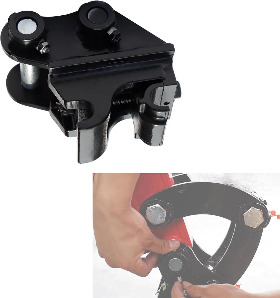 Graafmachine Snelwissel - Mechanische Koppeling - Hulpstukken Wisselen - Gelegeerd Staal - Tot 3 Ton - null