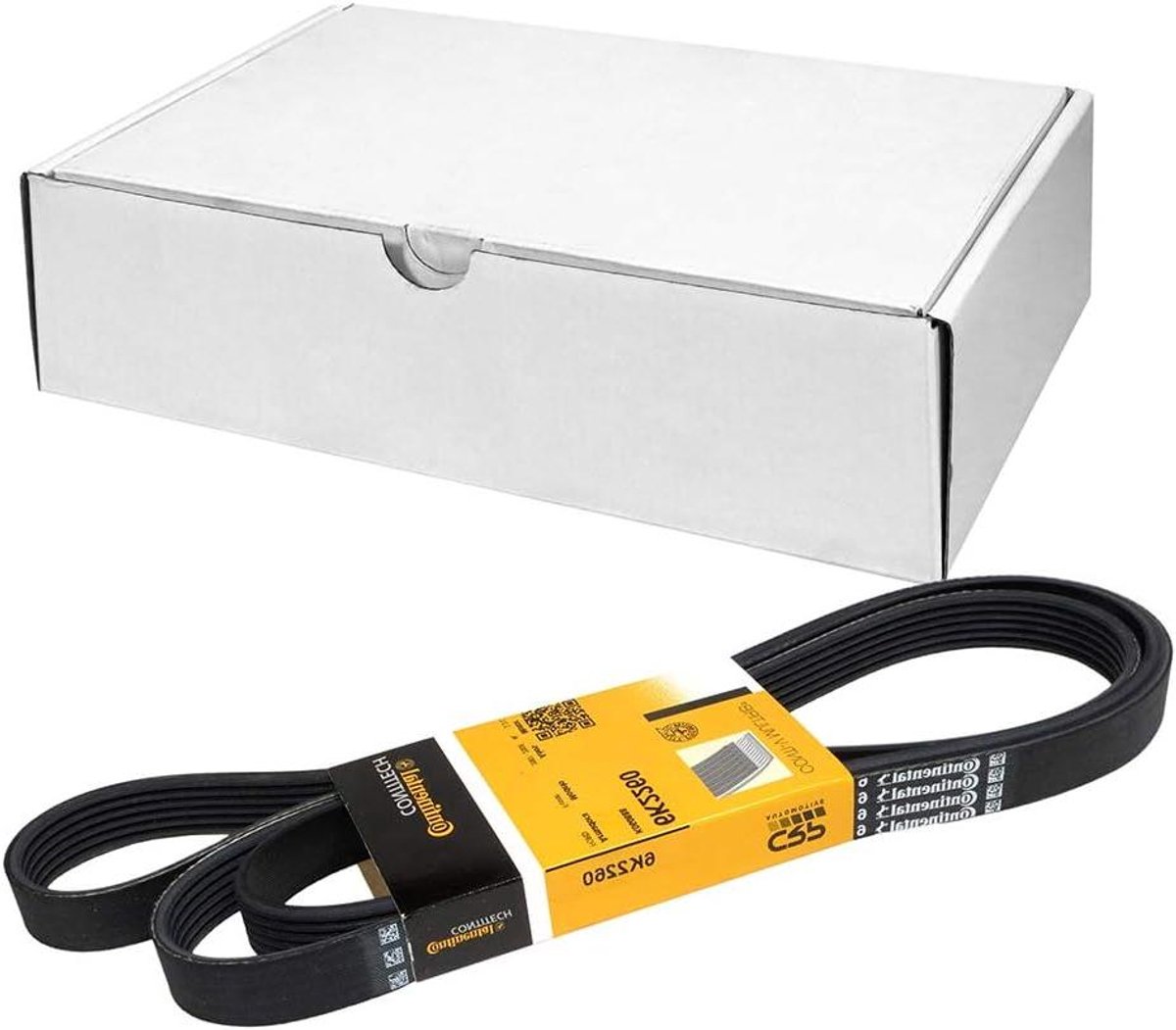 V-geribbelde riem - Aandrijfriem - Auto Onderhoud - 6PK2260 Model - 222 g - Zwart