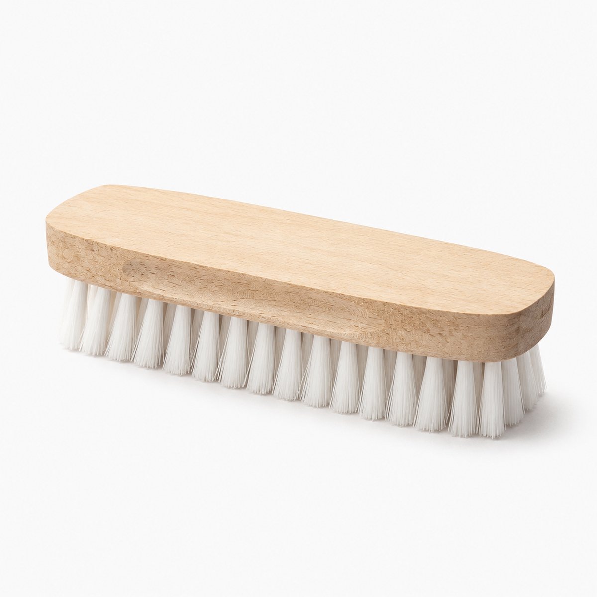 Mont Kiara Houten Wasborstel met Nylon Haren – Schoenborstel en Textielborstel – Voor Schoenen, Kleding en Wasgoed