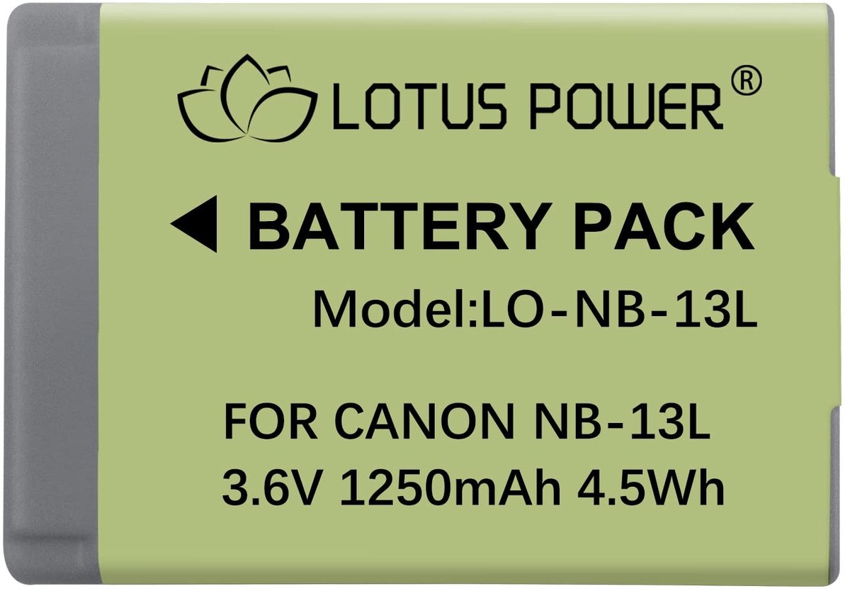 Omgoods - NB-13L Vervangende Accu voor Canon Camera's