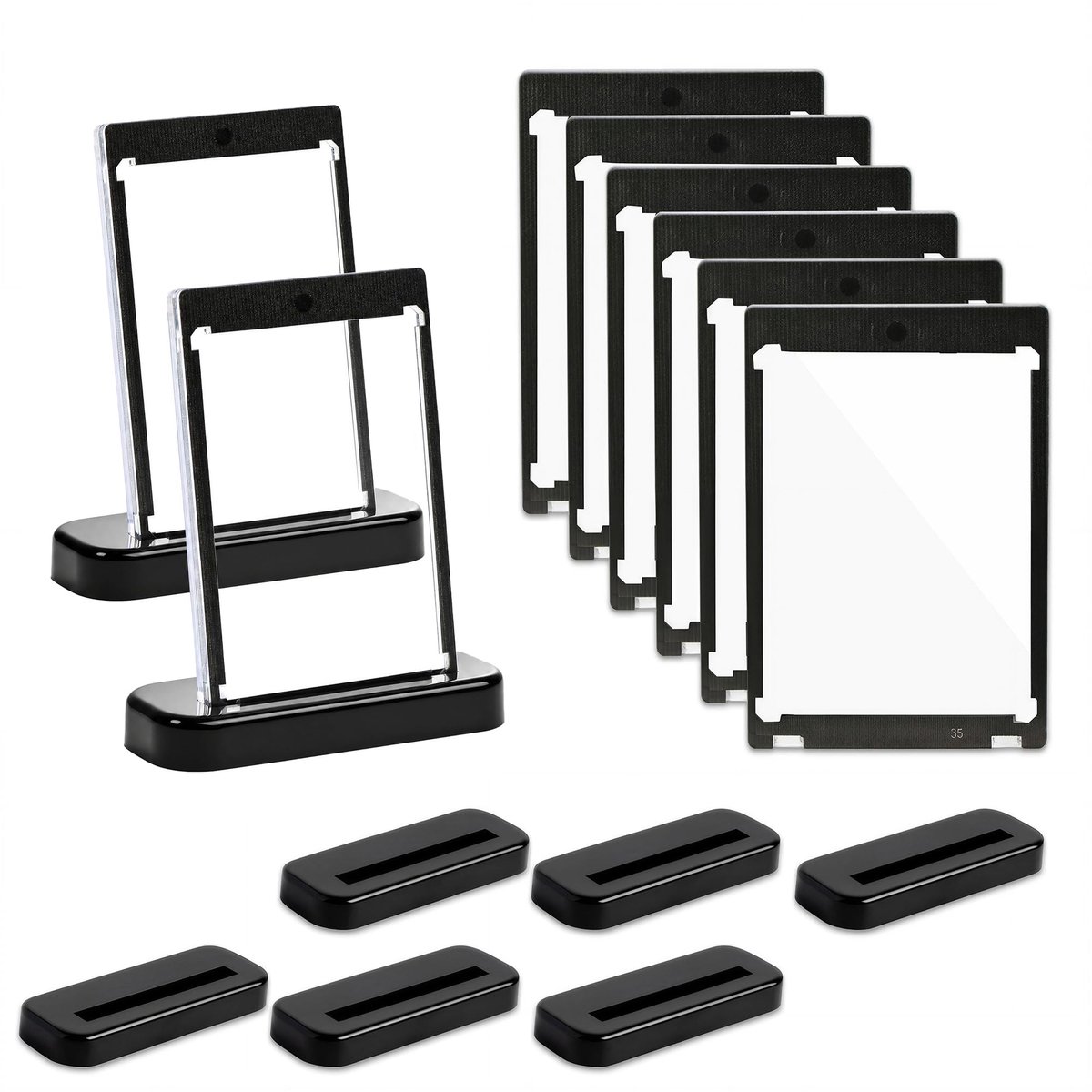 Omgoods - Set van 8 Magnetische Kaarthouders met UV-Bescherming