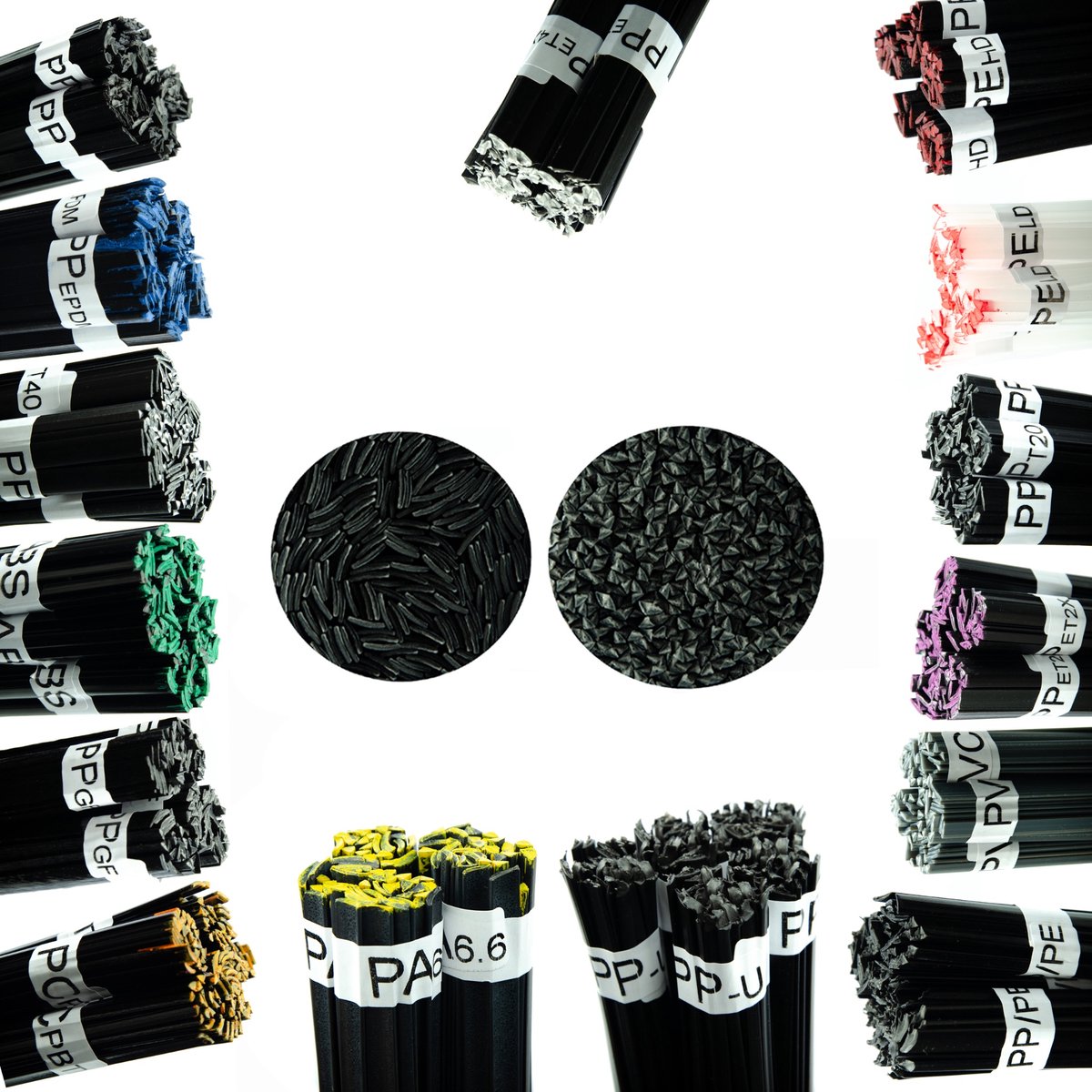 Rosfix Prowelder Kit Ultra Kunststoflasdraad Set - 15 Soorten 1500g - Mix Driehoek 3,5mm en Strip