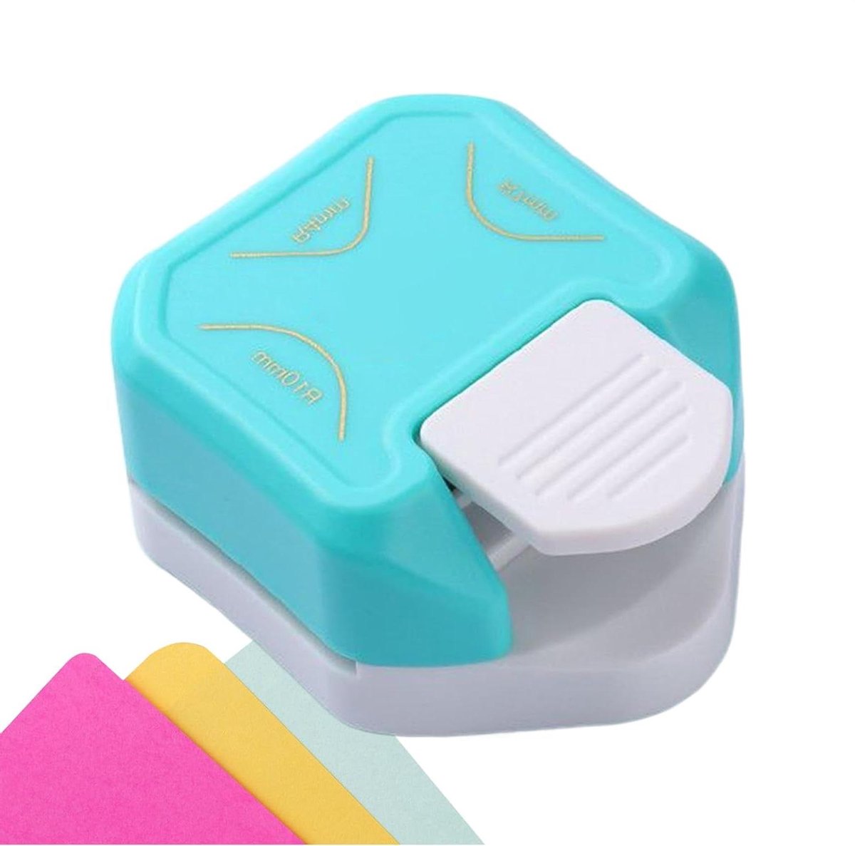 Hoekpons - Ronde hoek stans - Papier Knutselen - Multifunctioneel stansmes - 15-32mm - Blauw