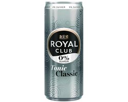 Royal Club Tonic Classic 0% Blik - 12x 25 cl