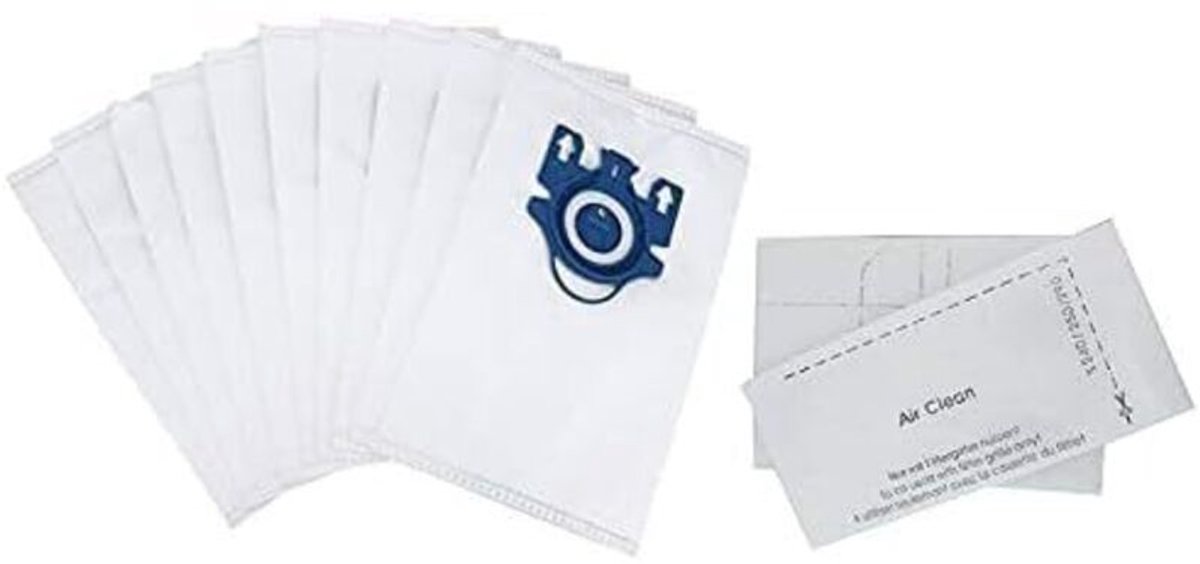 Accessoires voor huishoudelijke apparaten - Complete set stofzakken voor C1-, C2- en C3-stofzuigers, compatibel met de modellen S400I-S456I en S600-S658, 3D hoogrendements [vervangbaar].