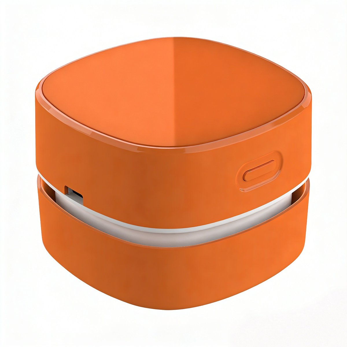 Mini Draadloze Tafelstofzuiger, Draagbare Bureau Stofzuiger USB-oplaadbaar voor Toetsenbord, Laptop, Kantoor, Auto en Huisdierenhaar(Oranje)