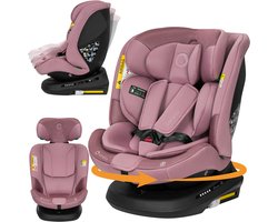 Lionelo Bastiaan Plus i-Size 4in1 Autostoel ISOFIX 360° Draaibaar – Van Geboorte tot 12 Jaar (40-150 cm) – RWF & FWF – Elektronische Top Tether-Controle – Dri-Seat – 12-Standen Hoofdsteun – 5 Ligstanden – Brede Comfortzitting – i-Size